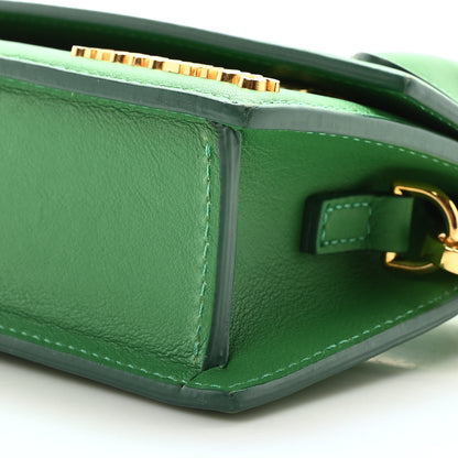 Jacquemus Smooth Calfskin Le Chiquito Long Green 9 of 9