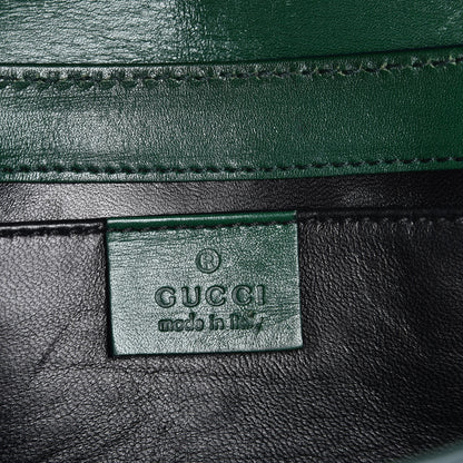 Gucci Alligator Horsebit Clutch Green 6 of 7