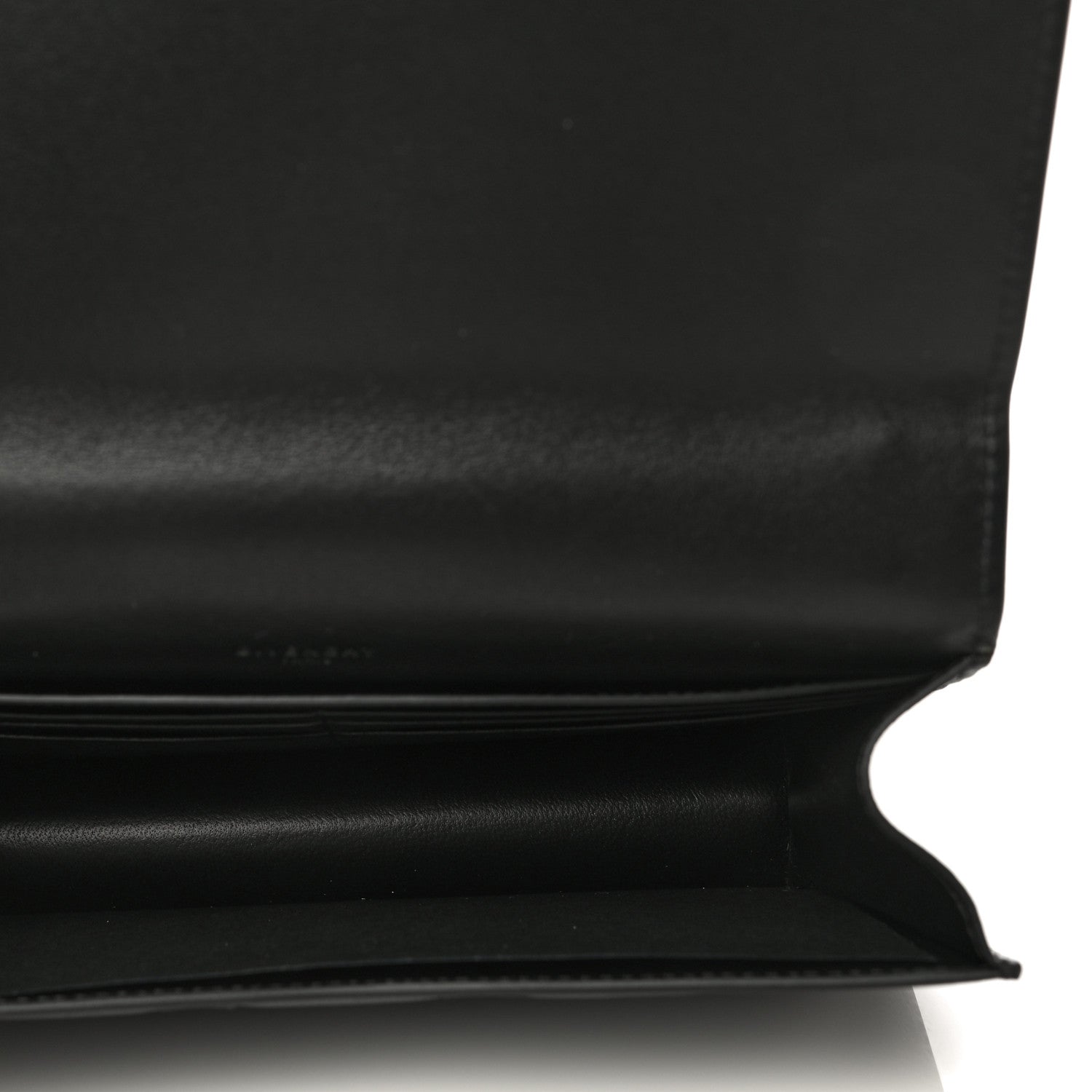 Givenchy Goatskin Quilted GV3 Strap Wallet Black 4 of 10
