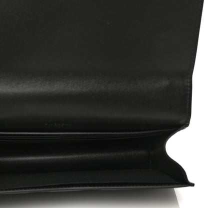 Givenchy Goatskin Quilted GV3 Strap Wallet Black 4 of 10