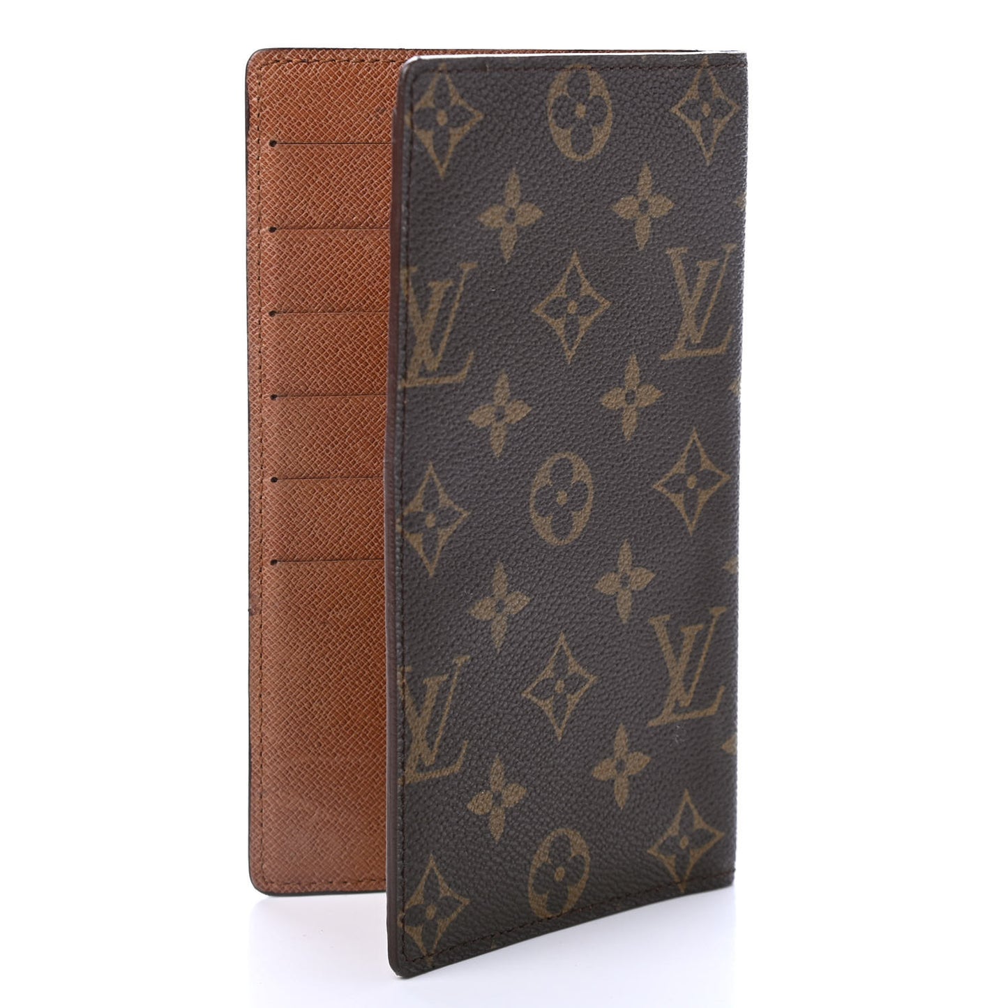 Monogram Porte Chequier Cartes Credit European Checkbook Wallet