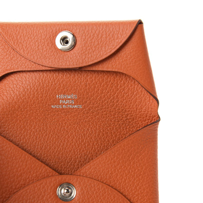 Hermes Evercolor Bastia Coin Purse Orange 6 of 8