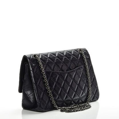 Chanel Aged Calfskin Quilted 2.55 Reissue 226 Flap Dark Purple 3 of 7