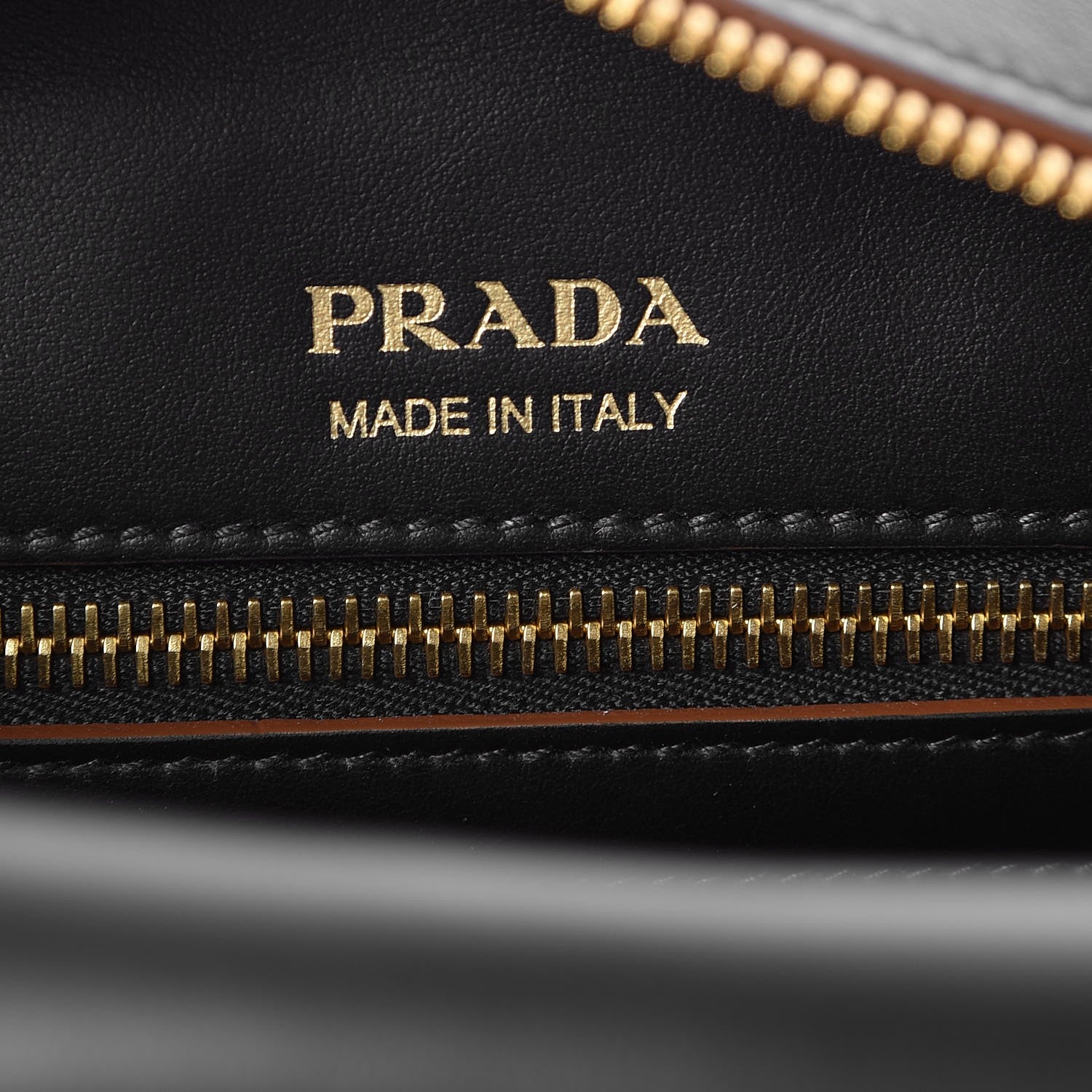 Prada City Calf Ribbon Bowling Bag Black 6 of 6