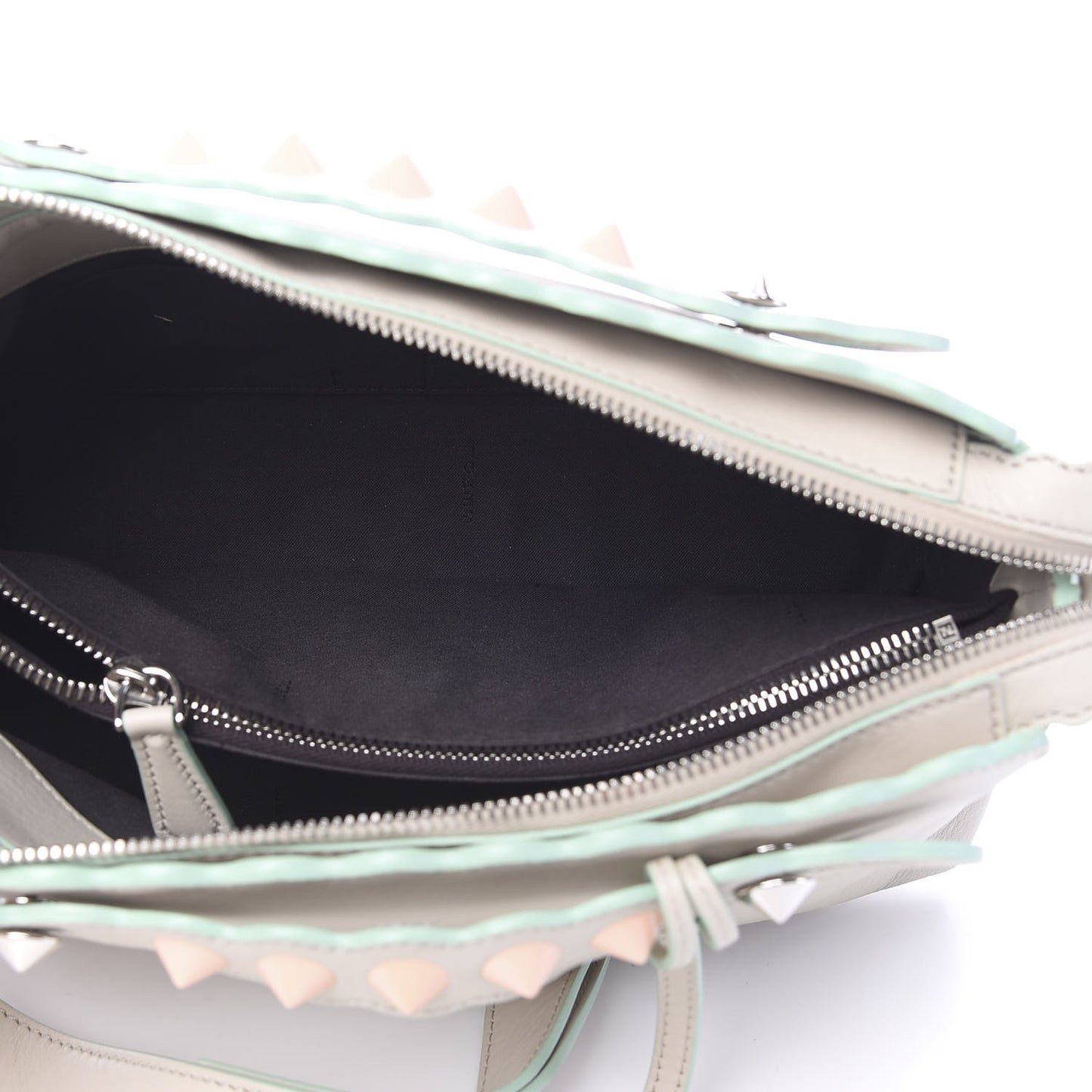 Vitello Dolce Scalloped Studded Medium By The Way Boston Bag Latte