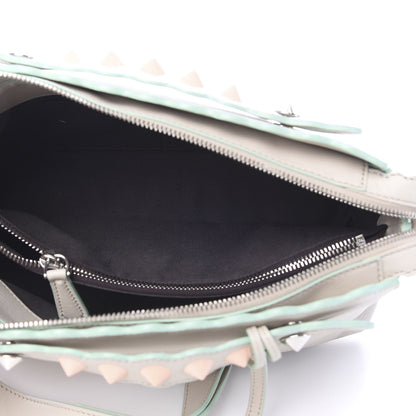 Fendi Vitello Dolce Scalloped Studded Medium By The Way Boston Bag Latte 4 of 9