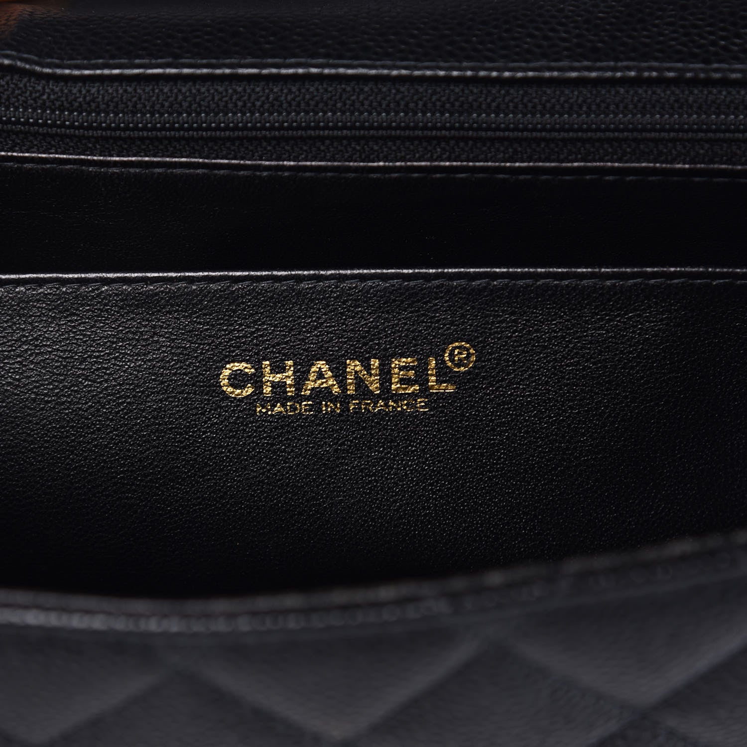 Chanel Caviar Quilted Jumbo Single Flap Black 6 of 11