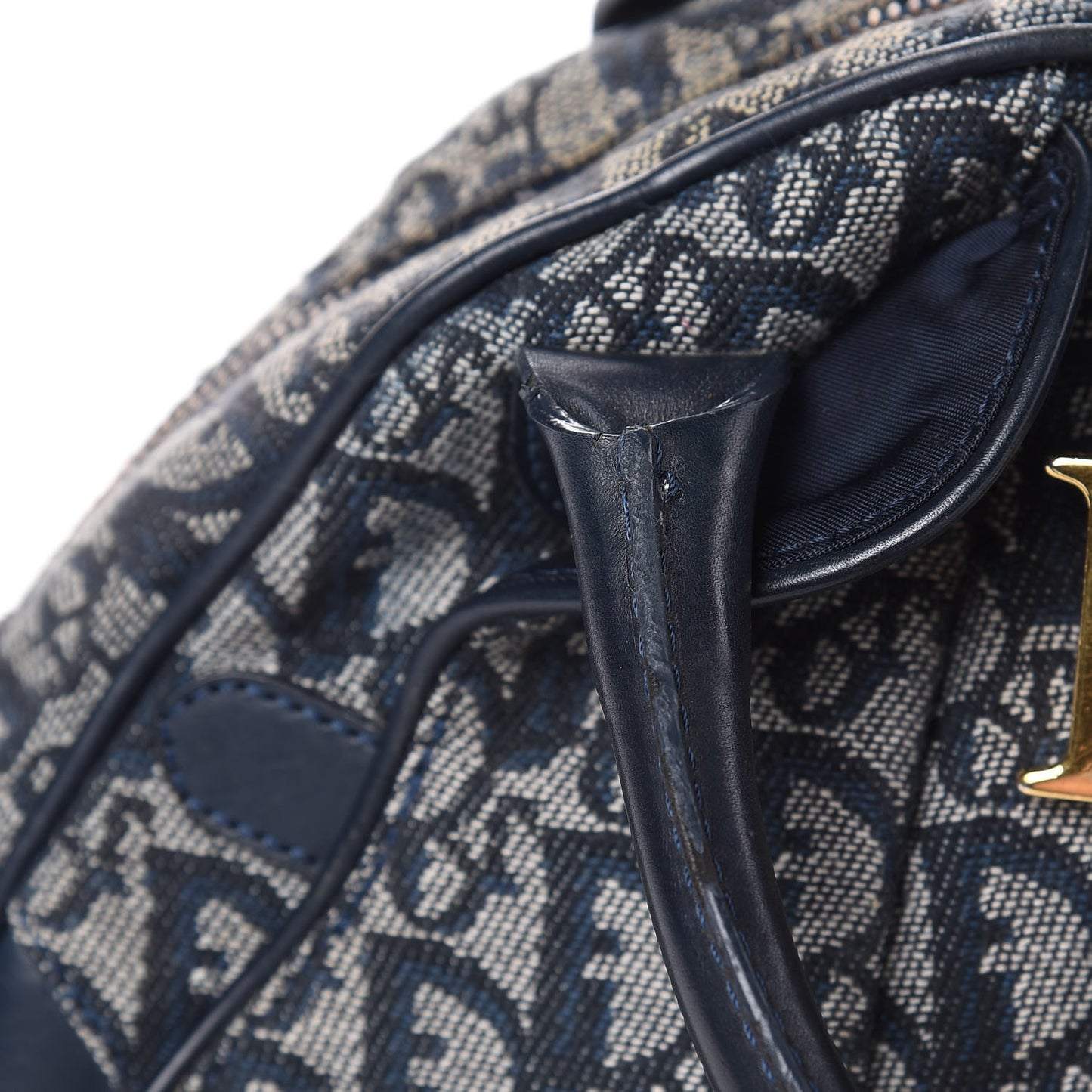 Monogram Mini Saddle Bowler Navy