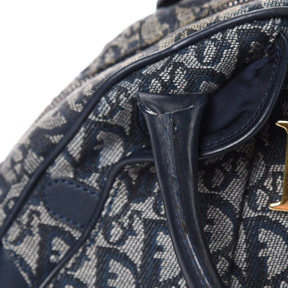 Christian Dior Monogram Mini Saddle Bowler Navy 14 of 15