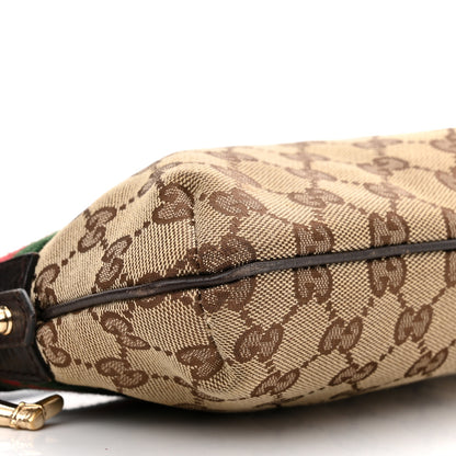 Gucci Monogram Web Pochette Dark Brown 8 of 9