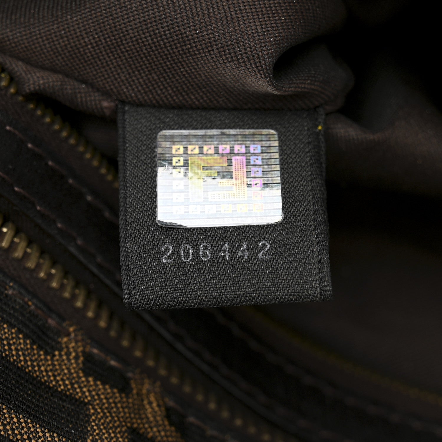 Fendi Zucca Large Devil Trapezio Tote Tobacco 1770616 – FASHIONPHILE