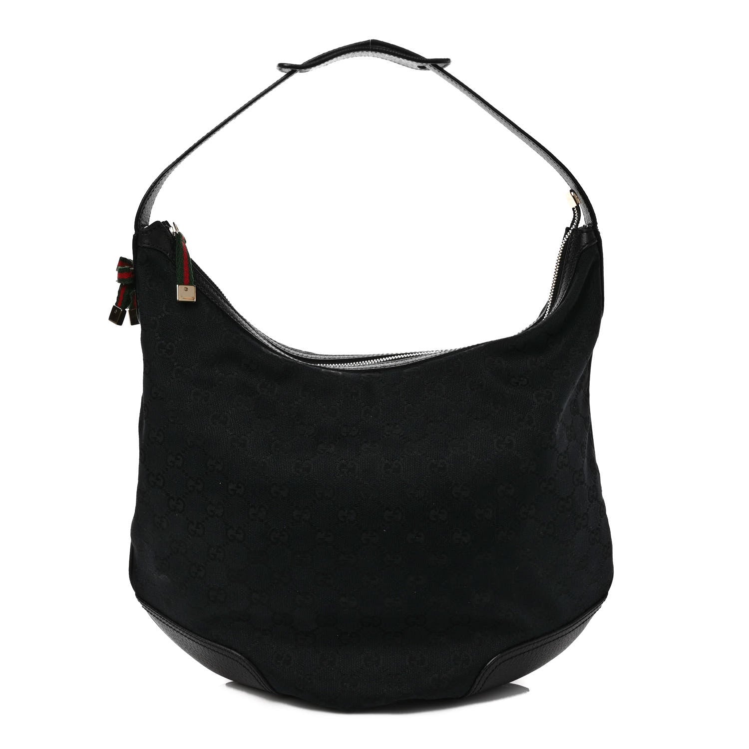Gucci Monogram Large Princy Hobo Black 1 of 10