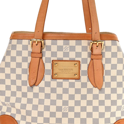 Louis Vuitton Damier Azur Hampstead MM 8 of 10