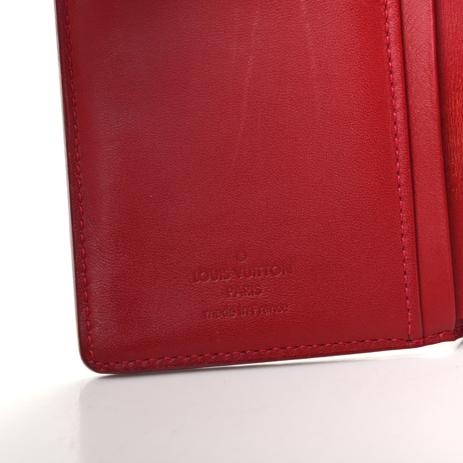 Louis Vuitton Vernis French Purse Wallet Pomme d'Amour 7 of 8