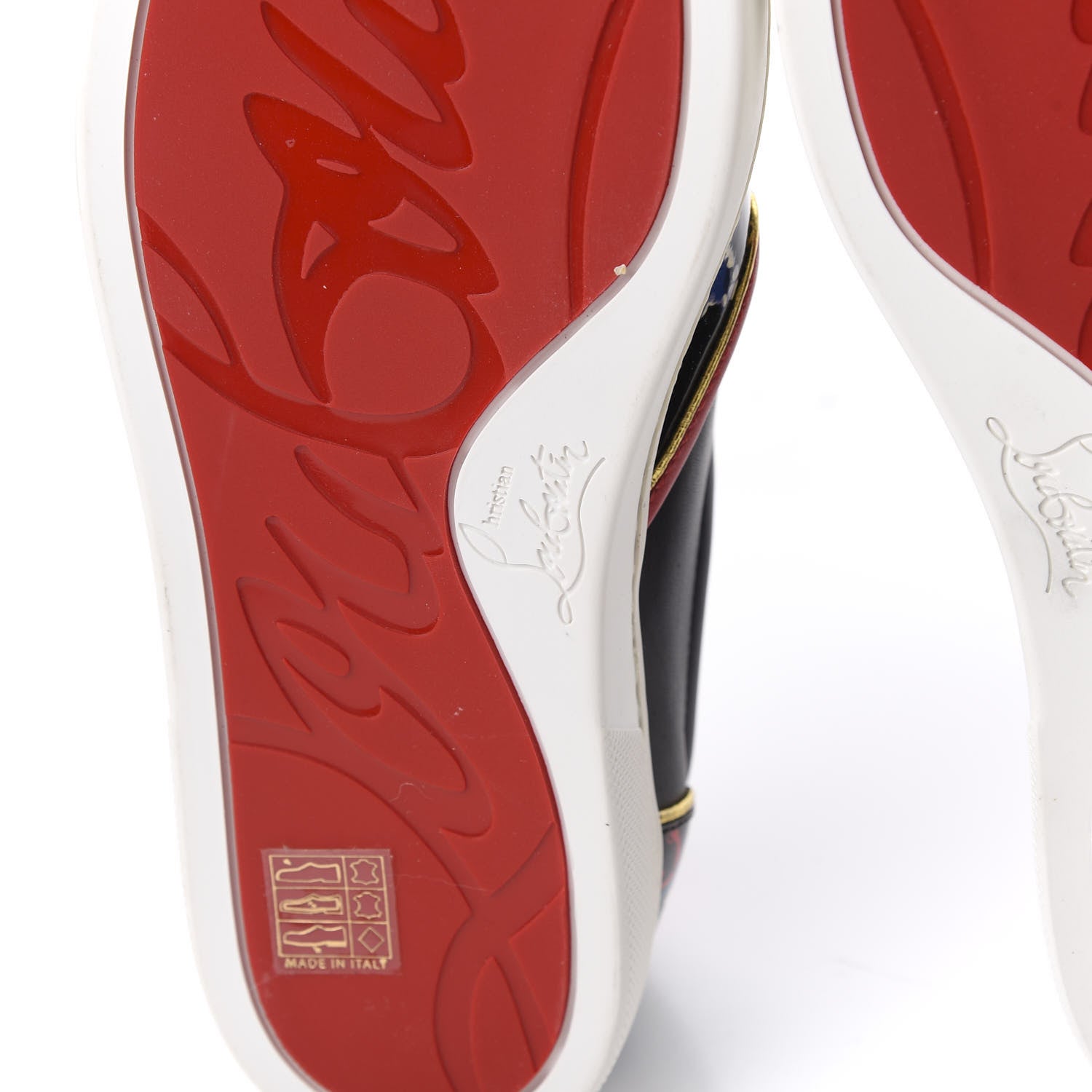 Christian Louboutin Patent Loubitag Masteralta Flat Sneaker 37 Black 10 of 11