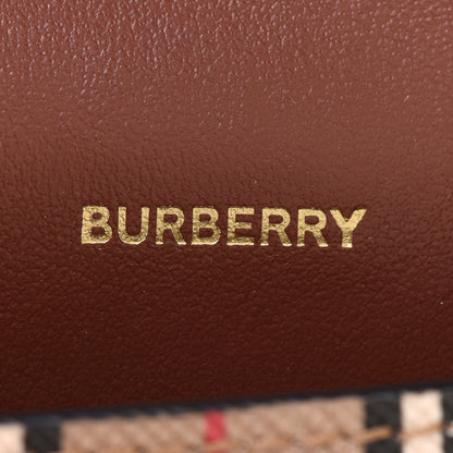 Burberry E-Canvas Calfskin Icon Stripe Airpods Pro Case Archive Beige 5 of 5