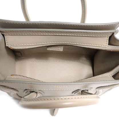 Celine Satin Calfskin Nano Luggage Powder 3 of 9