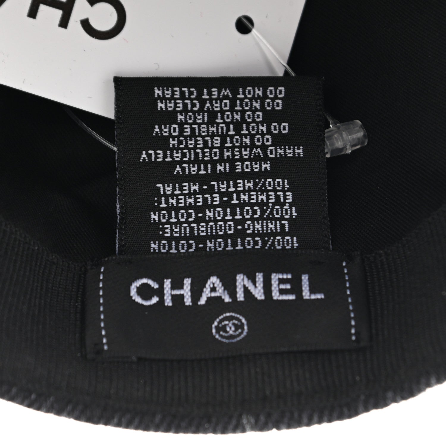 Chanel Cotton Mood Cap Hat Black Multicolor 8 of 10
