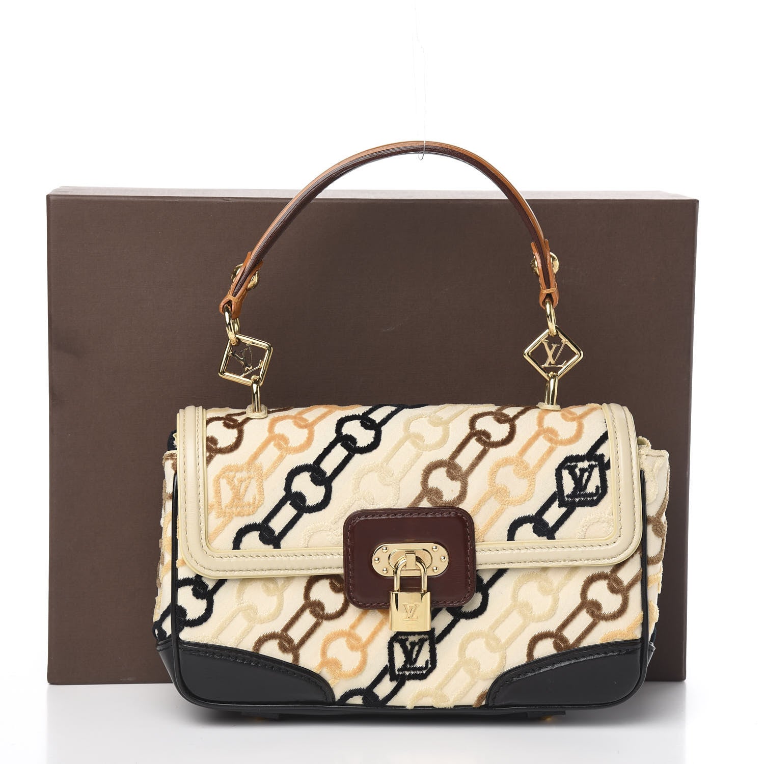 Louis Vuitton Velvet Chains Dolly Beige 11 of 11