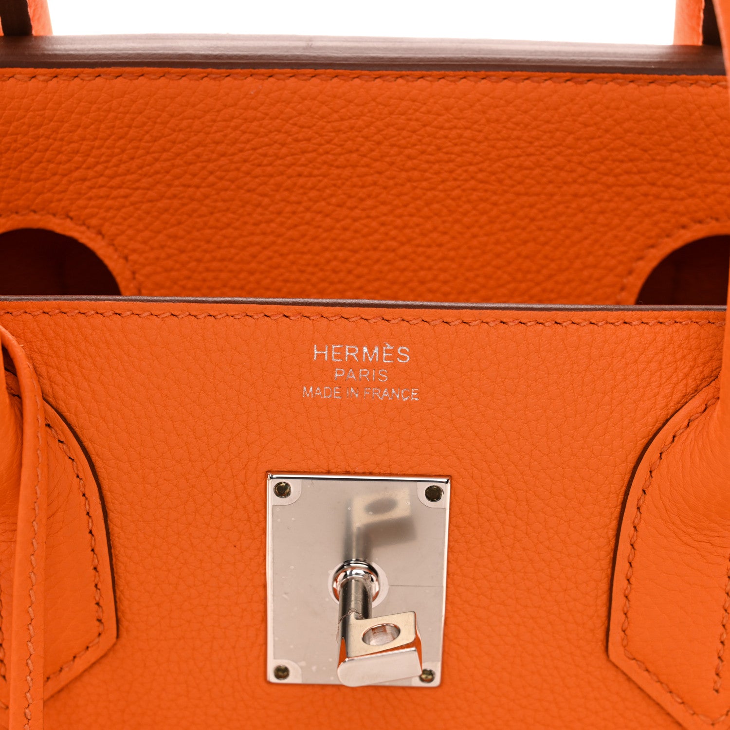 Hermes Togo HAC Birkin 40 Orange 6 of 10