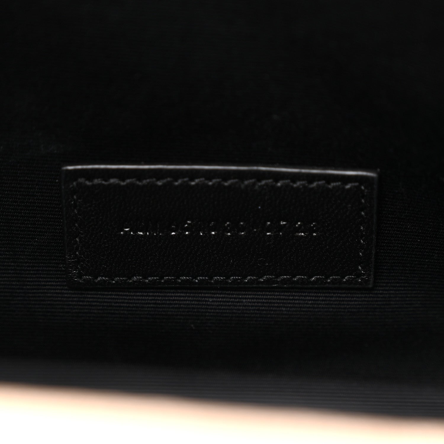 Saint Laurent Grain De Poudre Textured Mixed Matelasse Triquilt Monogram Clutch Dark Beige 7 of 9