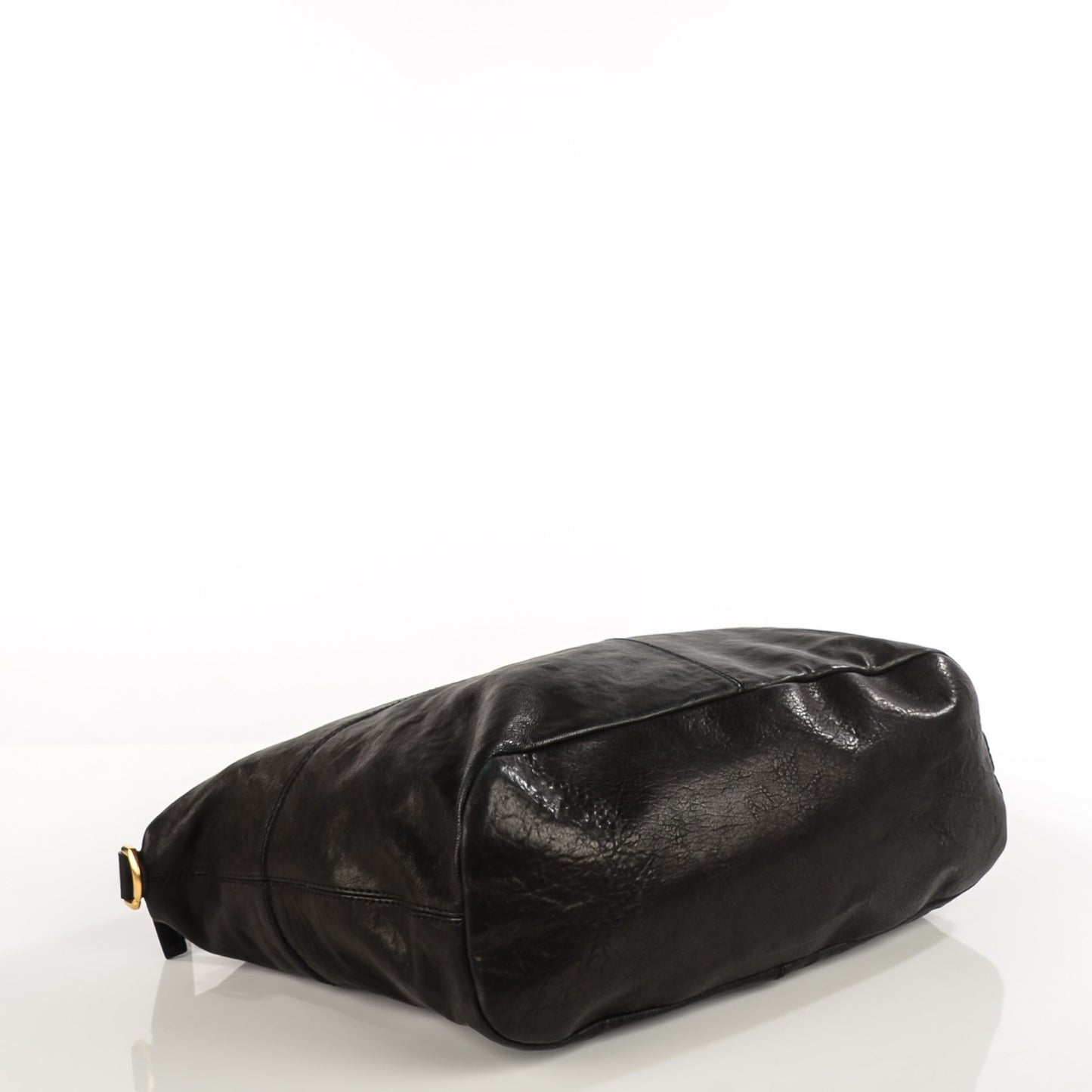 Lambskin Studded Large Nightingale Black