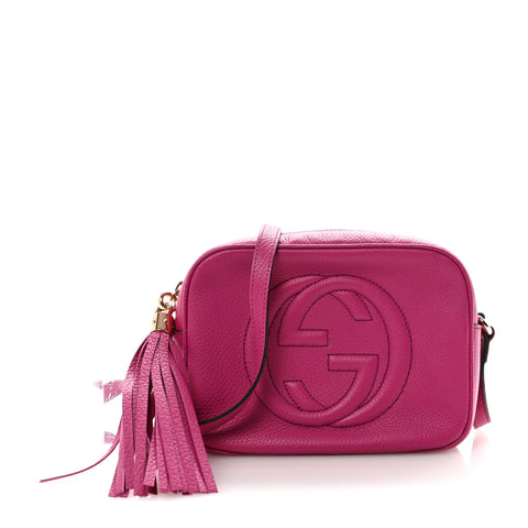 Cellarius Calfskin Small Soho Disco Bag Bright Bouganville