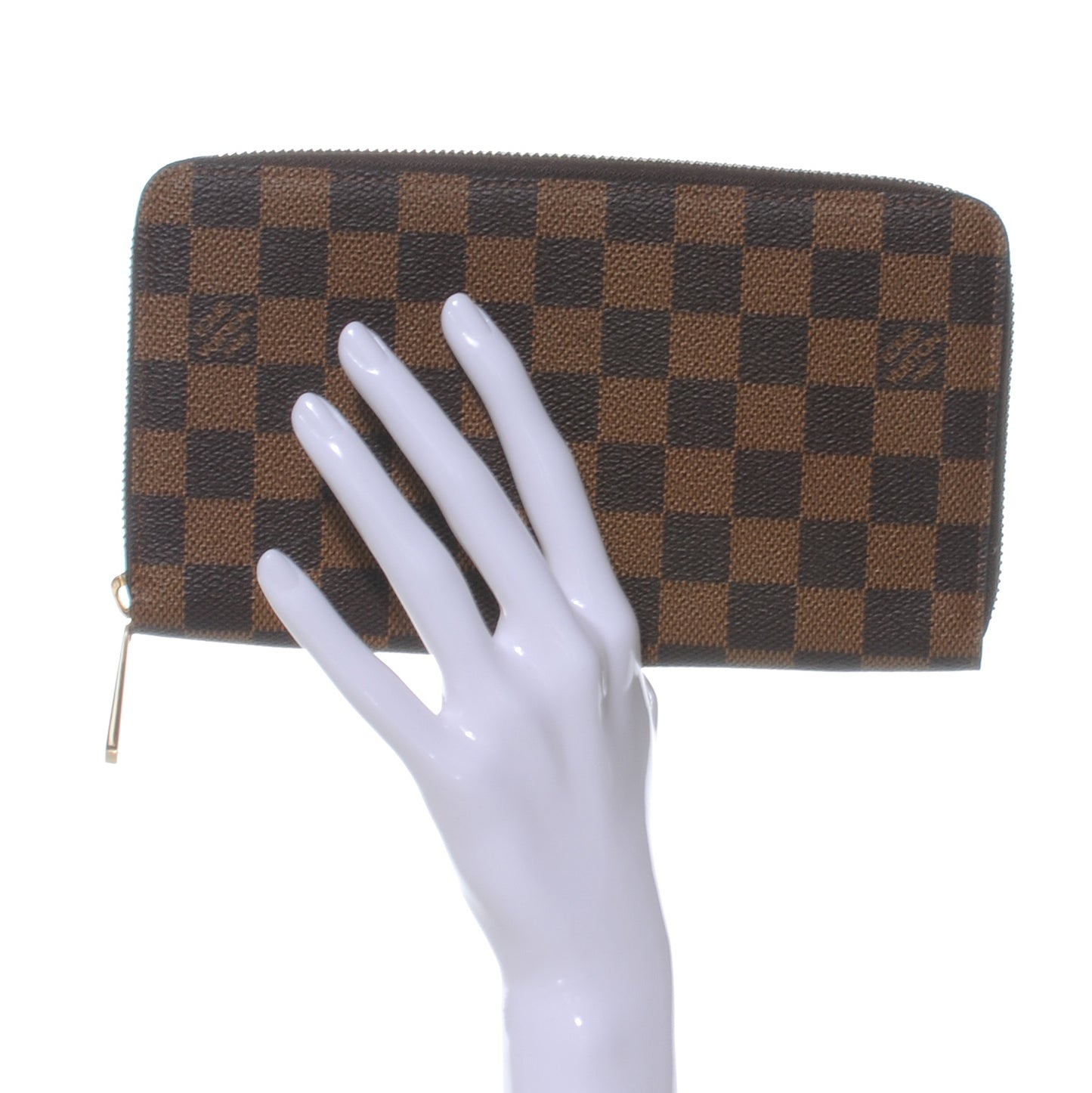 Damier Ebene Zippy Organizer Wallet