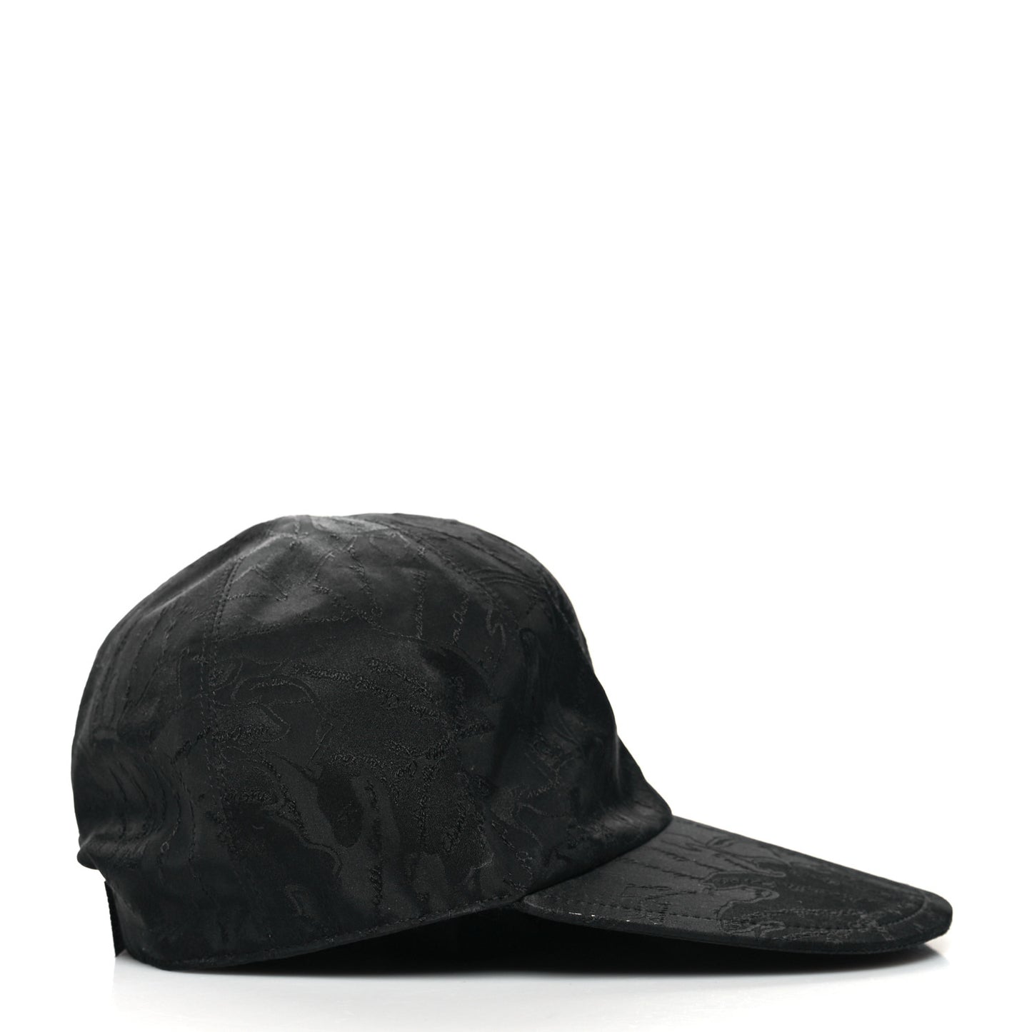 Silk Jacquard CC Cap Hat Black