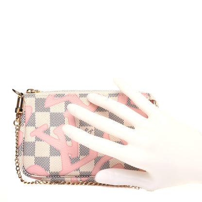 Louis Vuitton Damier Azur Tahitienne Mini Pochette Accessories 2 of 12