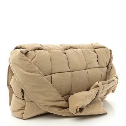 Bottega Veneta Nylon Intrecciato Padded Tech Maxi Cassette Bag Sesame 3 of 10