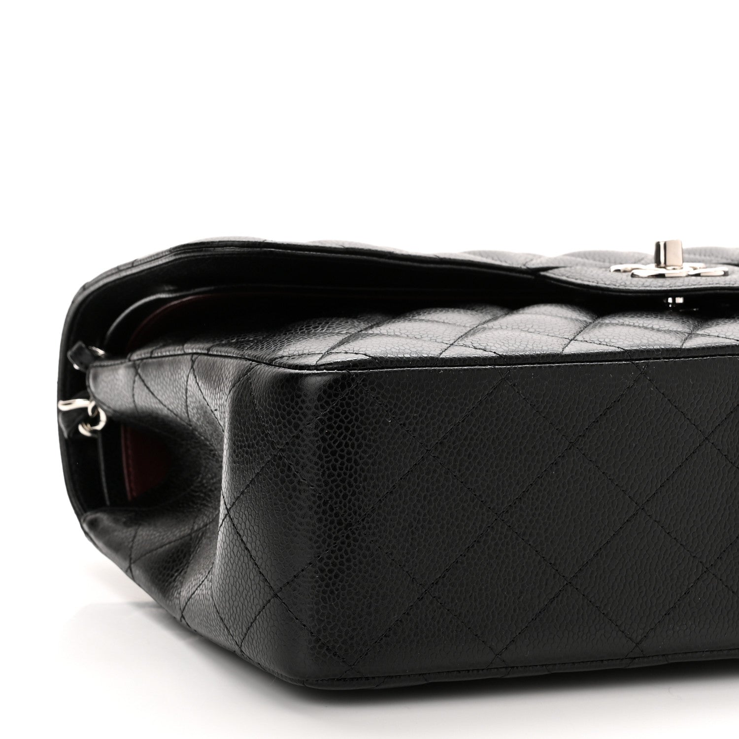 Chanel Caviar Quilted Jumbo Double Flap Black 9 of 11