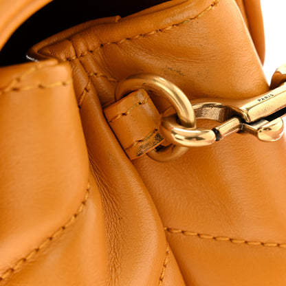 Saint Laurent Calfskin Y Quilted Monogram Toy Loulou Crossbody Bag Cheddar 12 of 12