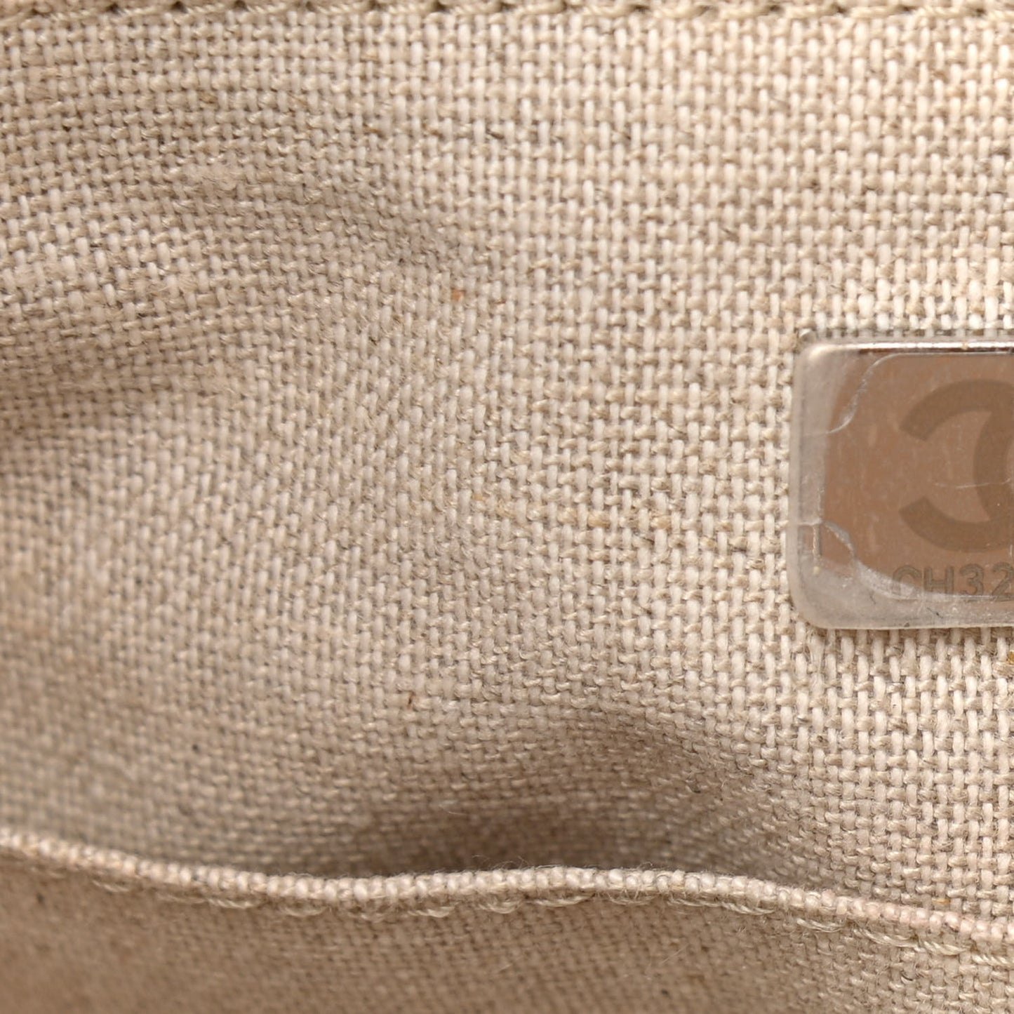 Mixed Fibers Small Deauville Tote Beige
