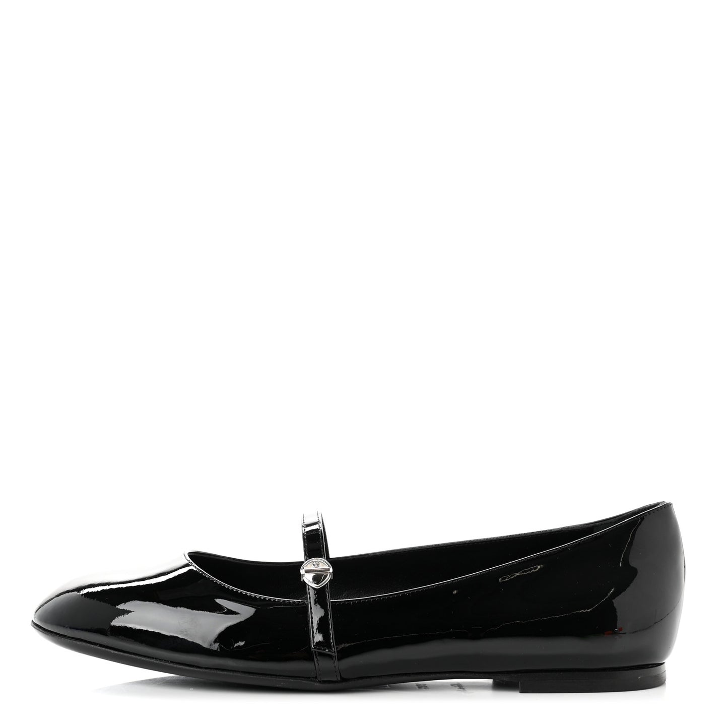Patent Uniformes Ballerina Flat 39.5 Black