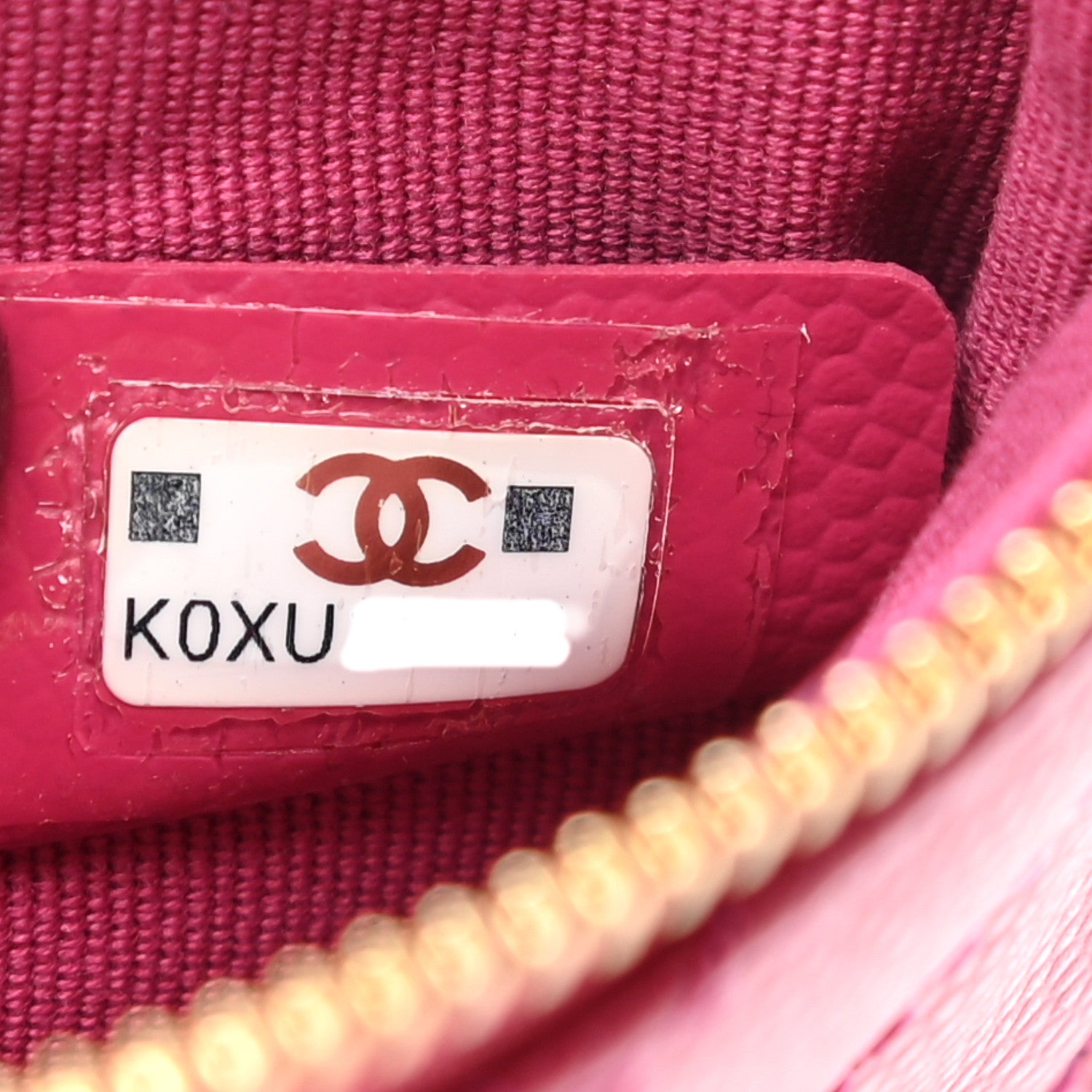 Chanel Caviar Quilted Small Cosmetic Case Fuchsia 7 of 8