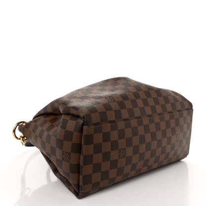 Louis Vuitton Damier Ebene Odeon Tote MM Black 4 of 10