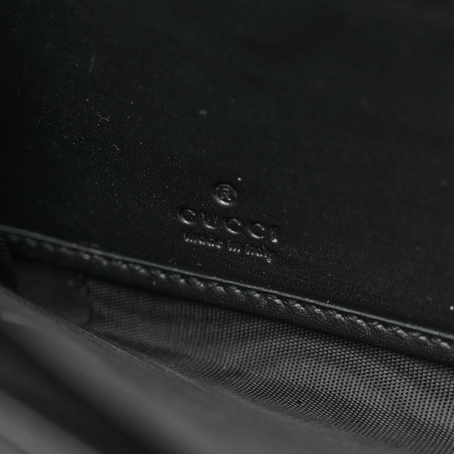 Gucci Guccissima Web Zip Around Wallet Black 6 of 7