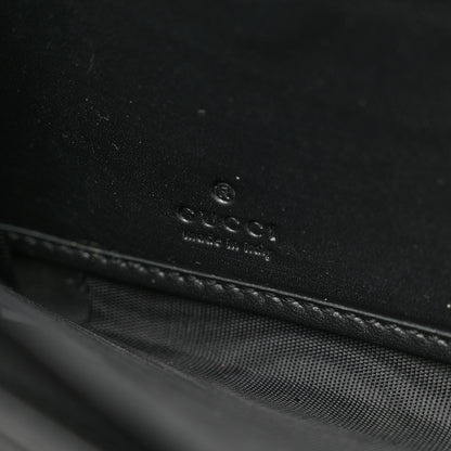 Gucci Guccissima Web Zip Around Wallet Black 6 of 7