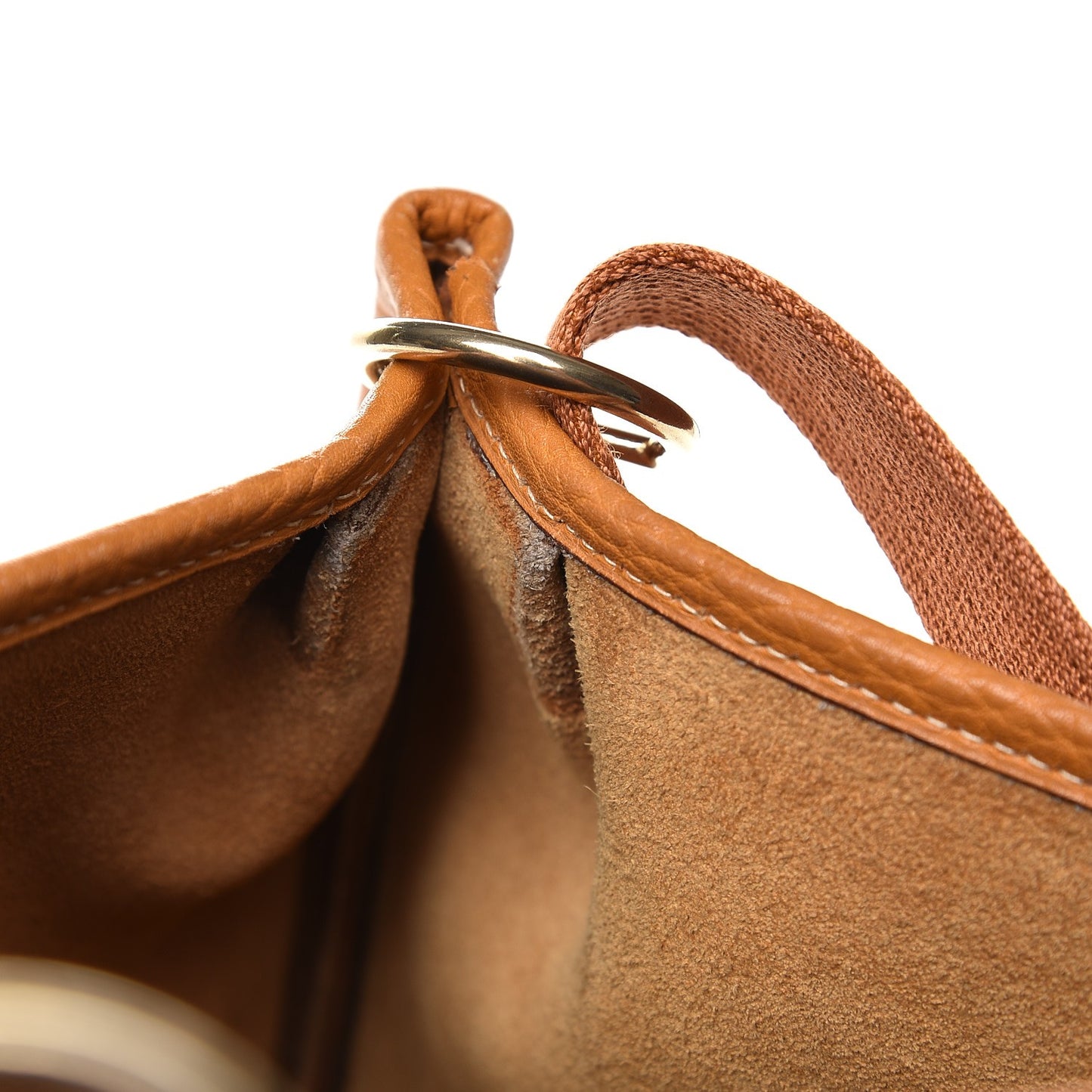 Taurillon Clemence Mini Rodeo Shoulder Bag Moutarde