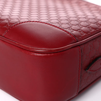 Gucci Microguccissima Mini Bree Messenger Bag Red 19 of 39