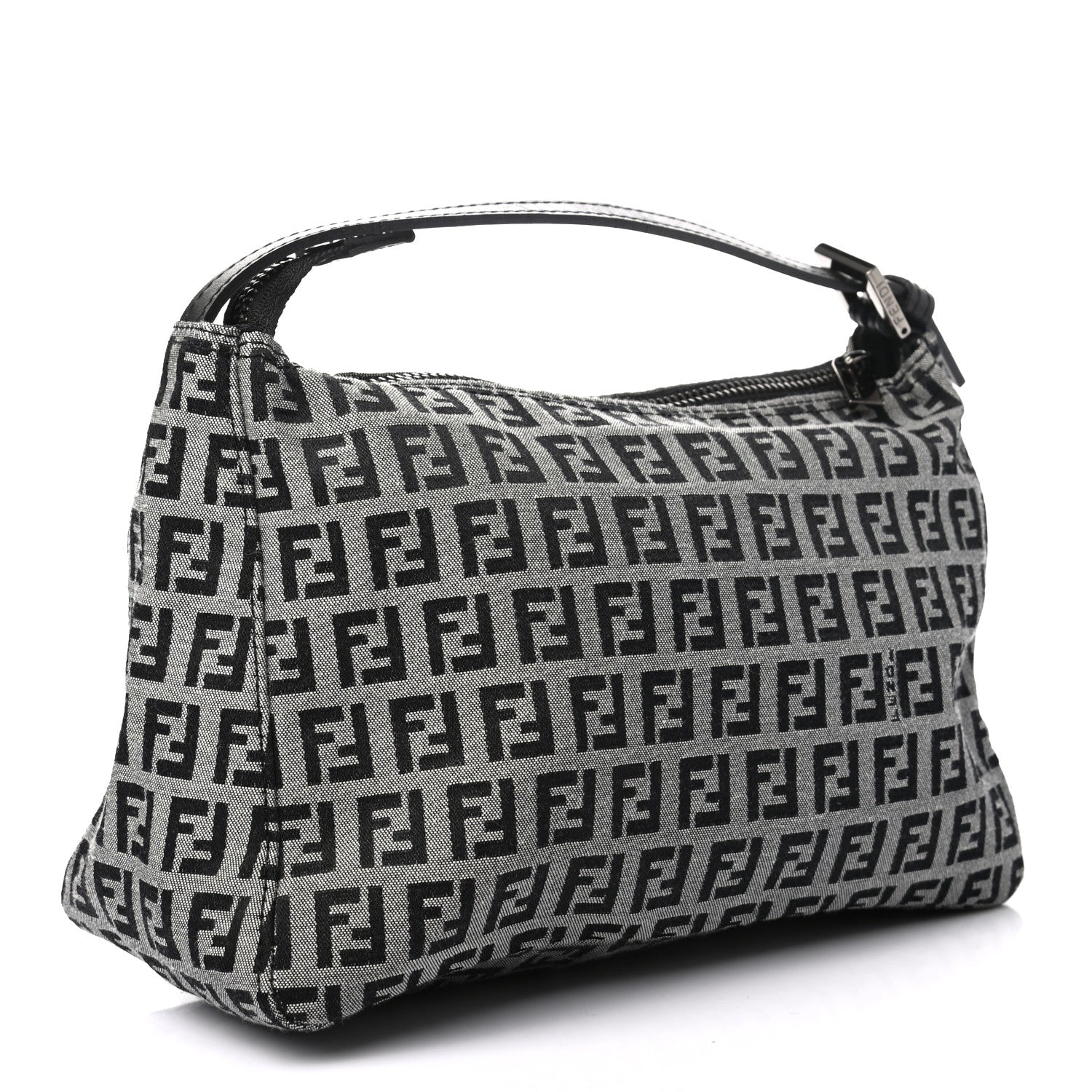 Fendi Zucchino Mini Pochette Black 3 of 7