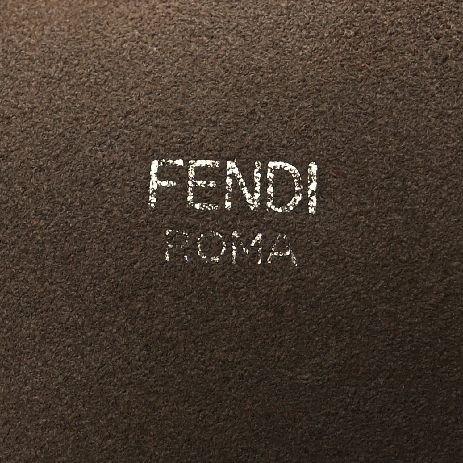 Fendi Vitello Vienna Enamel F is Fendi Shopping Tote Carbone Tobacco 6 of 12