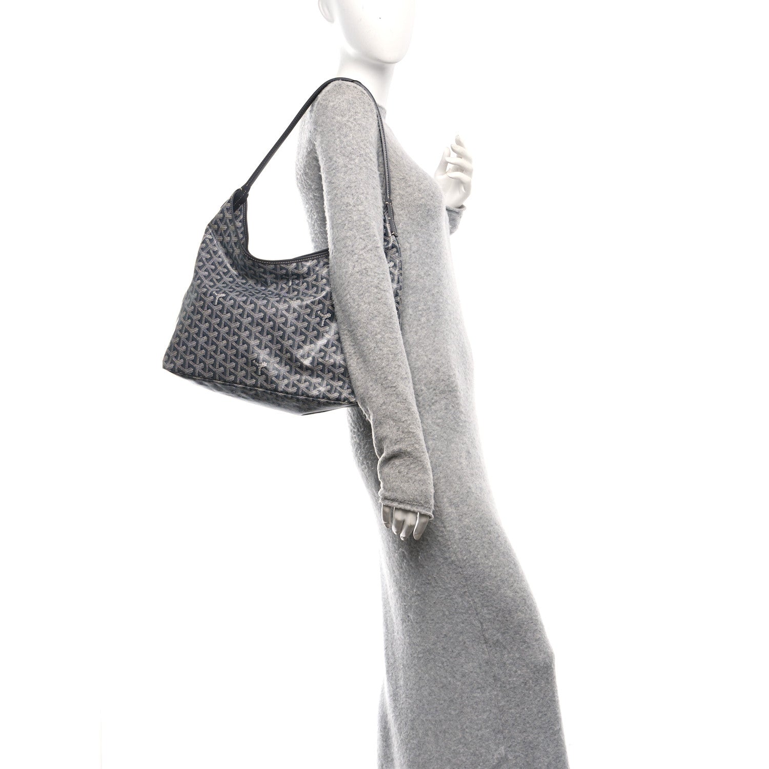 Goyard Goyardine Boheme Hobo Grey 2 of 10