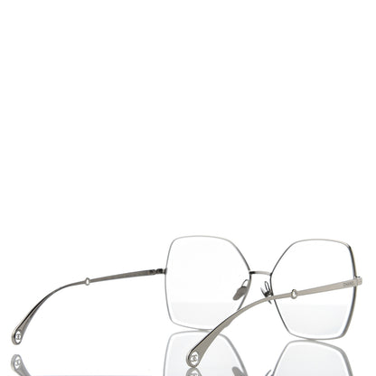 Chanel Butterfly Removable Pearl Chain Sunglasses 4262 Silver 5 of 9