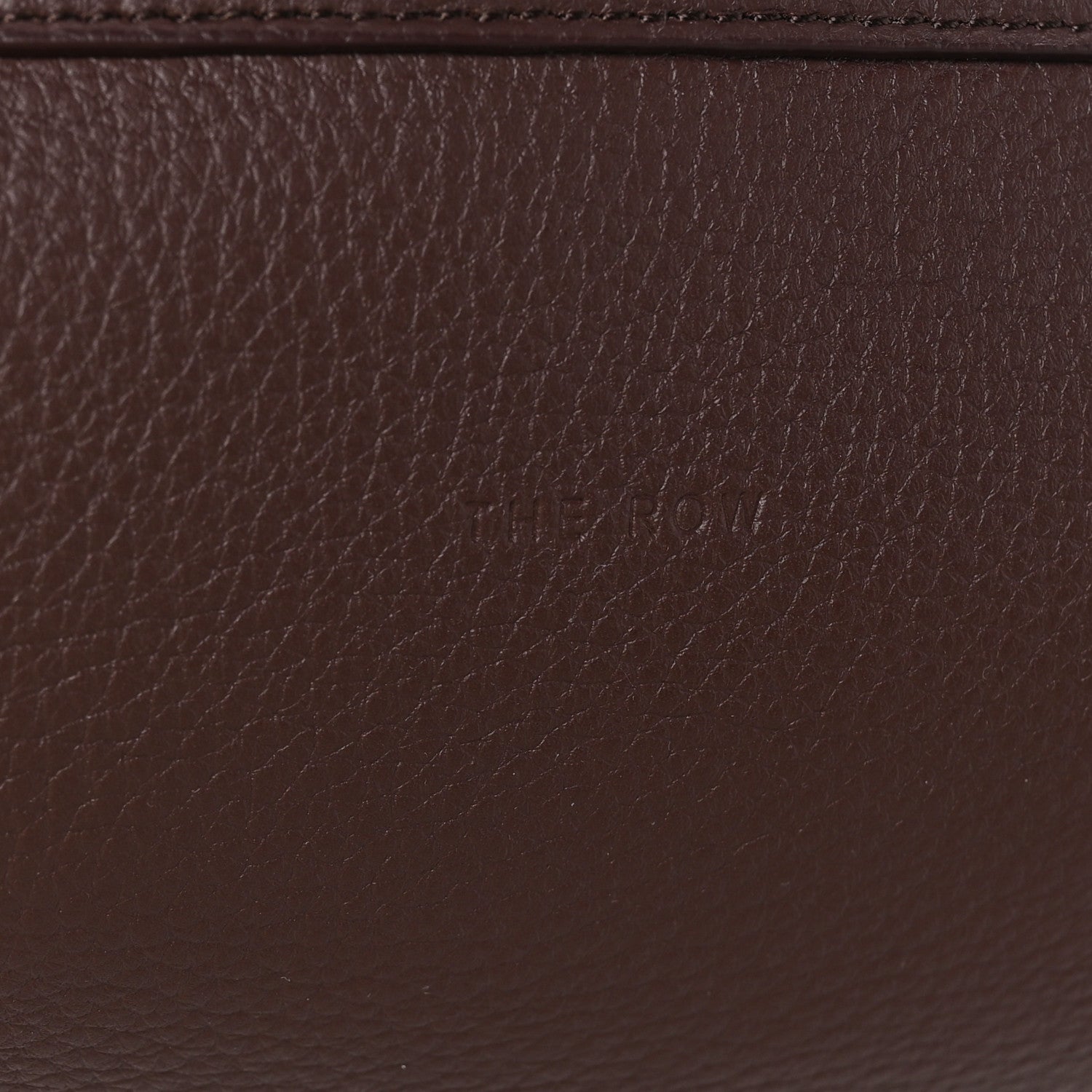 The Row Grained Calfskin Blake Hobo Acajou 5 of 8