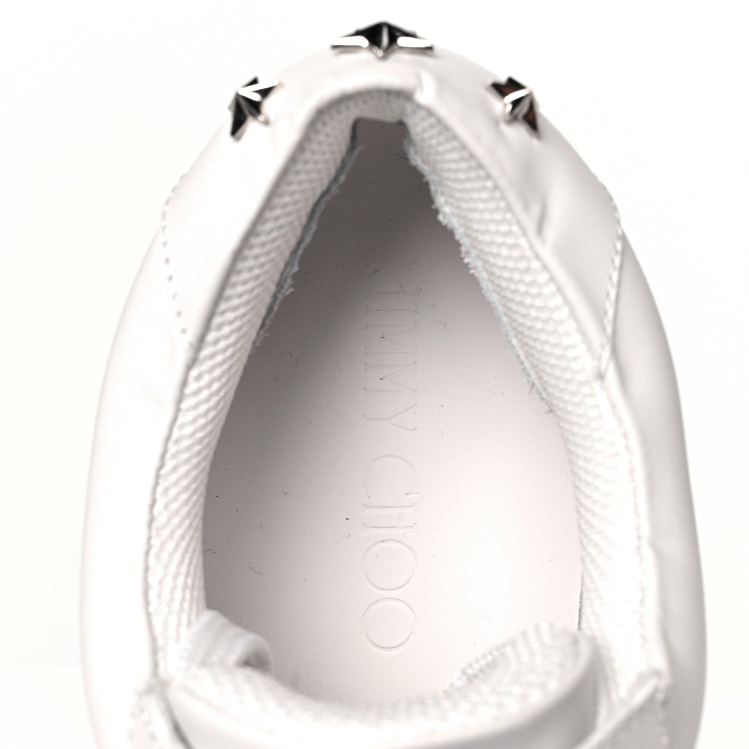 Jimmy Choo Calfskin Rafi Sneakers 44.5 White 8 of 9