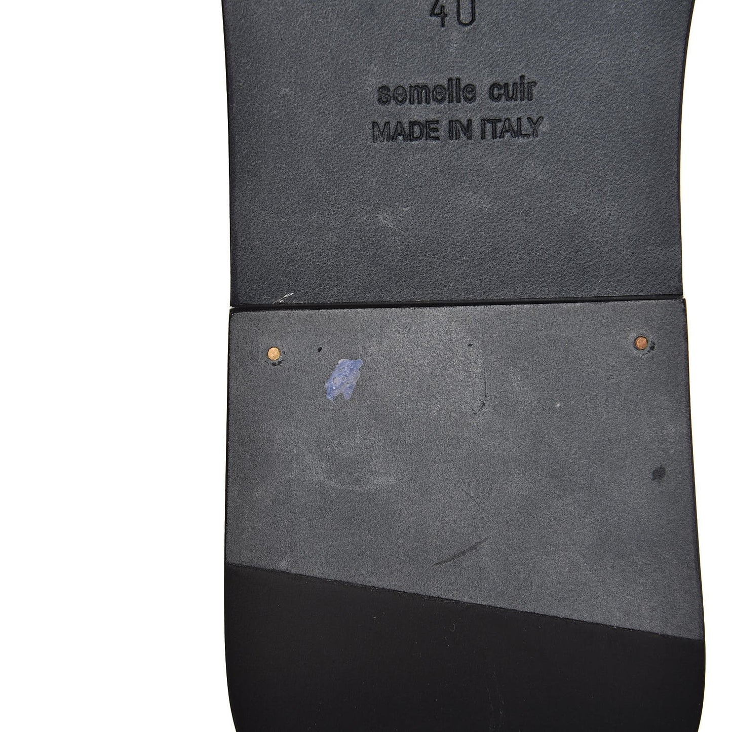 Box Calfskin Oran Sandals 40 Black