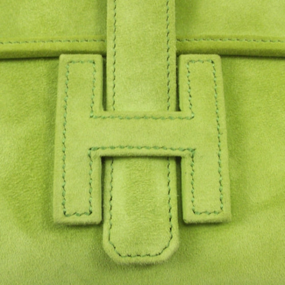 Hermes Veau Doblis Jige Elan 29 Clutch Vert Anis 5 of 8