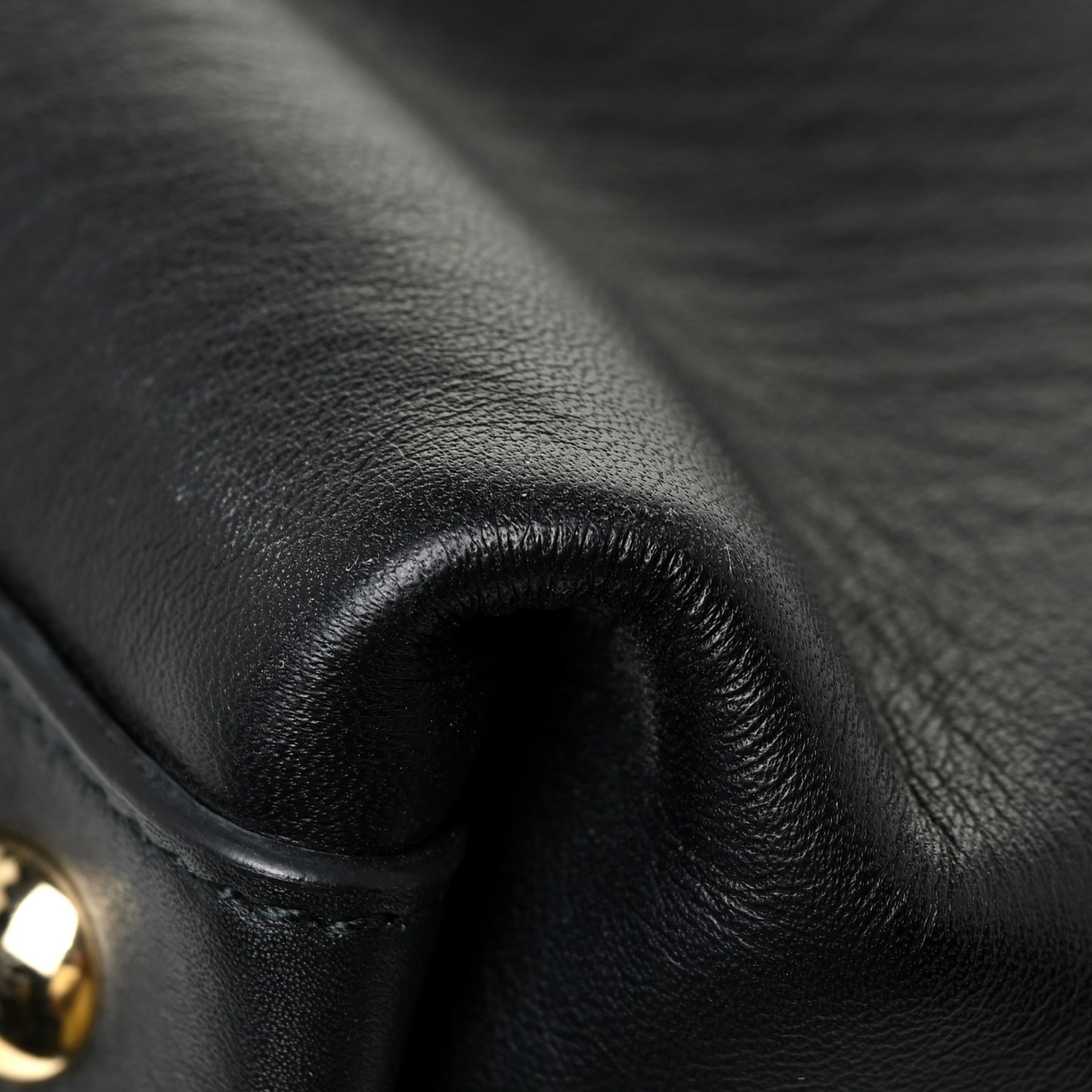 Calfskin Large Sookie Satchel Black